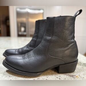 CODY JAMES MEN'S LARSEN BLACK WESTERN ANKLE COWBOY BOOTS